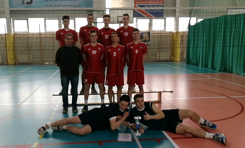 Zwycięska drużyna siatkarzy- teraz turniej wojewódzki. 1