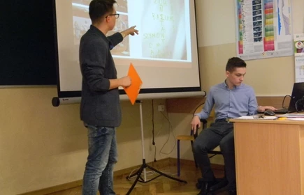 Z gimnazjalistami o Erasmusie+ 2