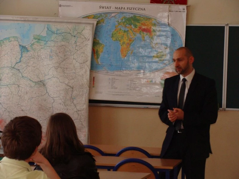 Lekcja Przedsiębiorczości  z Dyrektorem Banku 1