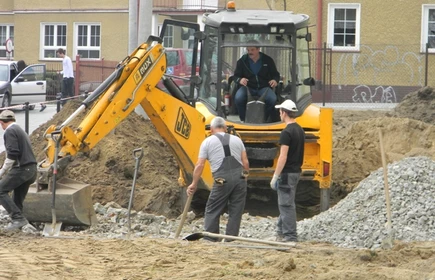 Zieleńce przed naszą szkołą 4