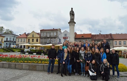 Wizyta uczni&oacute;w z zaprzyjaźnionego gimnazjum w Ibbenb&uuml;ren  w ramach polsko-niemieckiej wymiany młodzieży.4