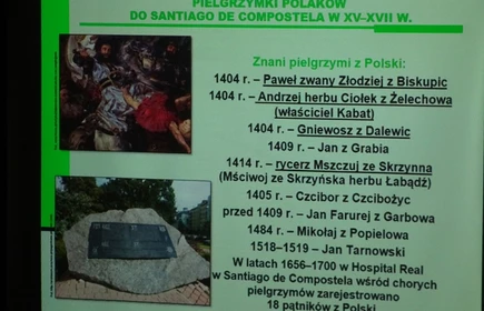 Na zdjęciu projektor na którym prezentowany jest jeden z tematów spotkania