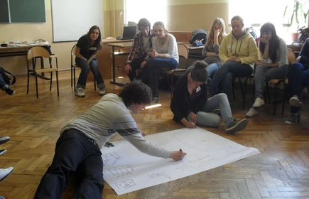 ,,Warsztaty o kulturze żydowskiej w klasie II f 12