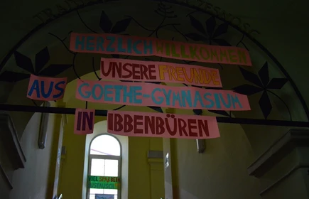 Wizyta uczni&oacute;w z zaprzyjaźnionego gimnazjum w Ibbenb&uuml;ren  w ramach polsko-niemieckiej wymiany młodzieży.18