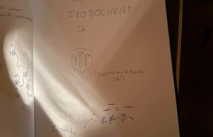 wpis w księdze pamiątkowej