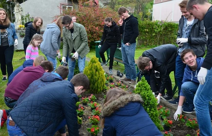 Wizyta uczni&oacute;w z zaprzyjaźnionego gimnazjum w Ibbenb&uuml;ren  w ramach polsko-niemieckiej wymiany młodzieży.14