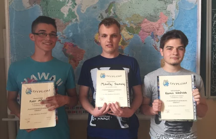 XI edycja konkursu o tytuł  Najlepszego Geografa Szkoły 9