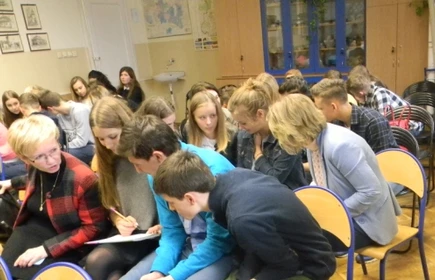 Z gimnazjalistami o Erasmusie+ 7