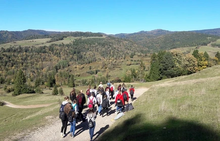 Na zdjęciu grupa os&oacute;b podczas wycieczki 