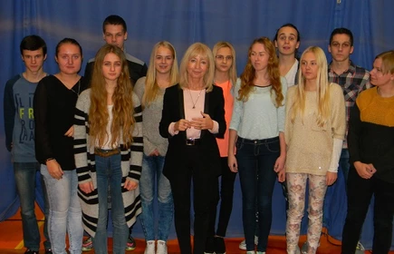 Sedzia Anna Maria Wesołowska w I Liceum w Bochni 14