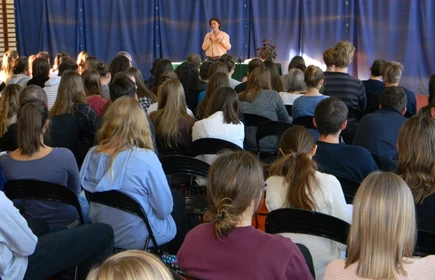 Pani Ewa Drzyzga w naszej szkole 3