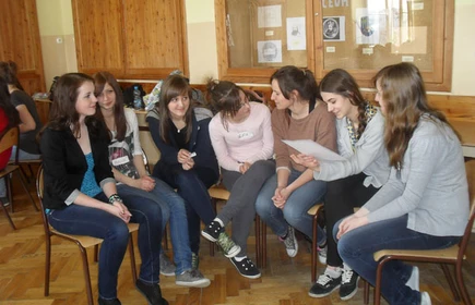 ,,Warsztaty o kulturze żydowskiej w klasie II f 13