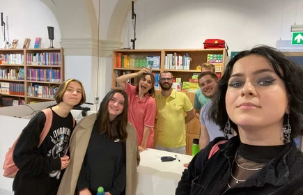 Uczniowie na koncercie