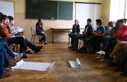 ,,Warsztaty o kulturze żydowskiej w klasie II f 8