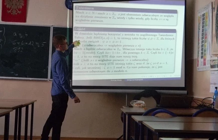 &bdquo;Wstęp do kryptografii&rdquo; -  spotkanie z Andrzejem Madejem.4