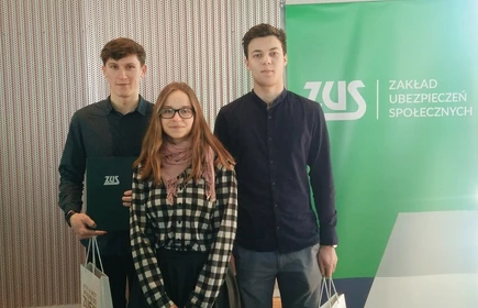 Finaliści wojewódzkiego etapu konkursu Warto wiedzieć więcej o ubezpieczeniach społecznych 1
