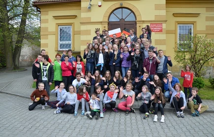 Wizyta uczni&oacute;w z zaprzyjaźnionego gimnazjum w Ibbenb&uuml;ren  w ramach polsko-niemieckiej wymiany młodzieży.13