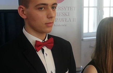 Zdjęcie jednego ze stypendystów