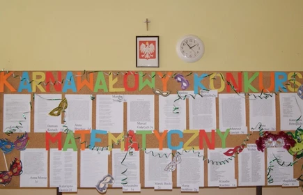 „Karnawałowy Konkurs Matematyczny”.5