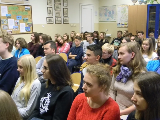 Z gimnazjalistami o Erasmusie+ 1