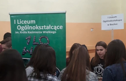 I LO na Szkolnym Dniu Kariery w Publicznym Gimnazjum nr 2 w Brzesku.2