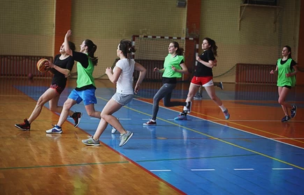 Dziewczęta z klasy   3i  &bdquo;Mistrzem Szkoły&rdquo; w koszyk&oacute;wce 10