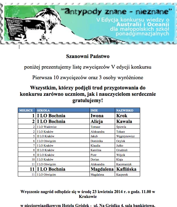 ZNÓW JESTEŚMY NAJLEPSI... 1