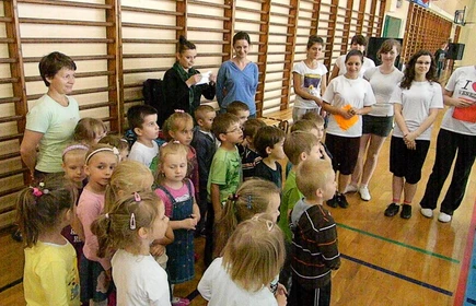 Wizyta przedszkolaków w naszej szkole 1