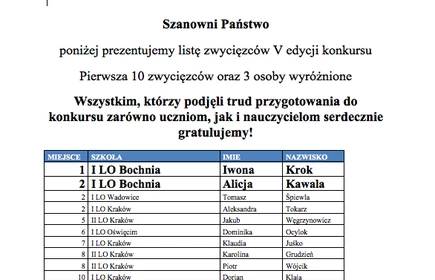 ZNÓW JESTEŚMY NAJLEPSI... 1