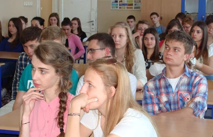 Lekcja Przedsiębiorczości  z Dyrektorem Banku 7