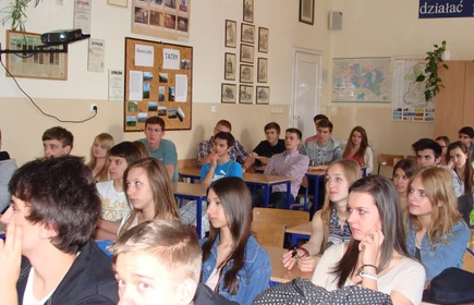 Lekcja Przedsiębiorczości  z Dyrektorem Banku 6