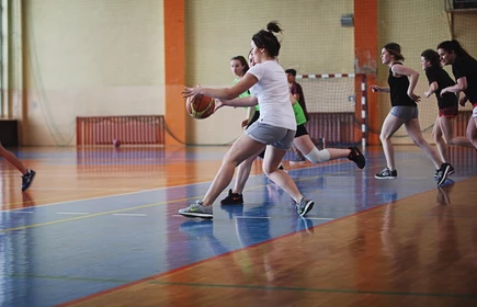 Dziewczęta z klasy   3i  &bdquo;Mistrzem Szkoły&rdquo; w koszyk&oacute;wce 8